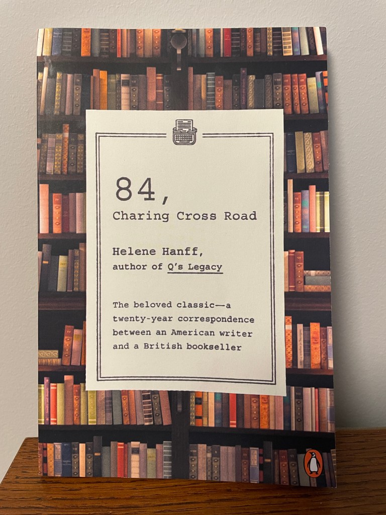 84, Charing Cross Road by Helene Hanff book cover.