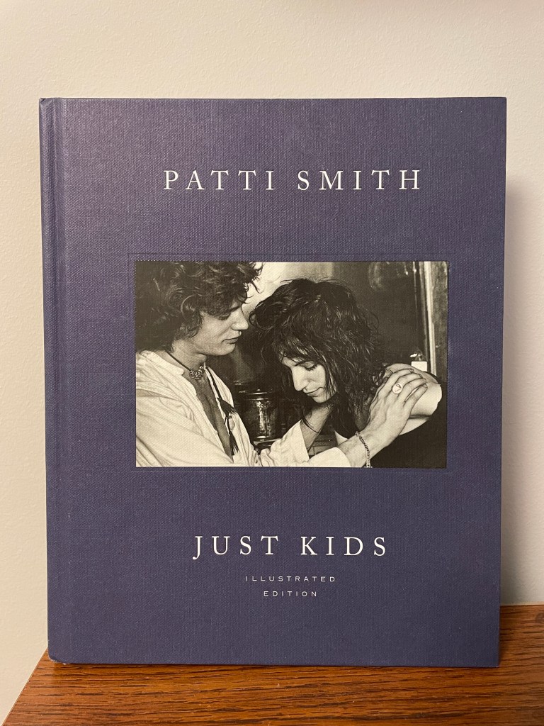 Just Kids: Illustrated Edition by Patti Smith book cover.