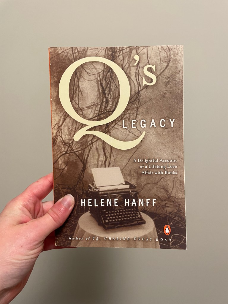 Q's Legacy book cover.