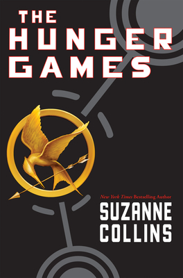 The Hunger Games book cover.