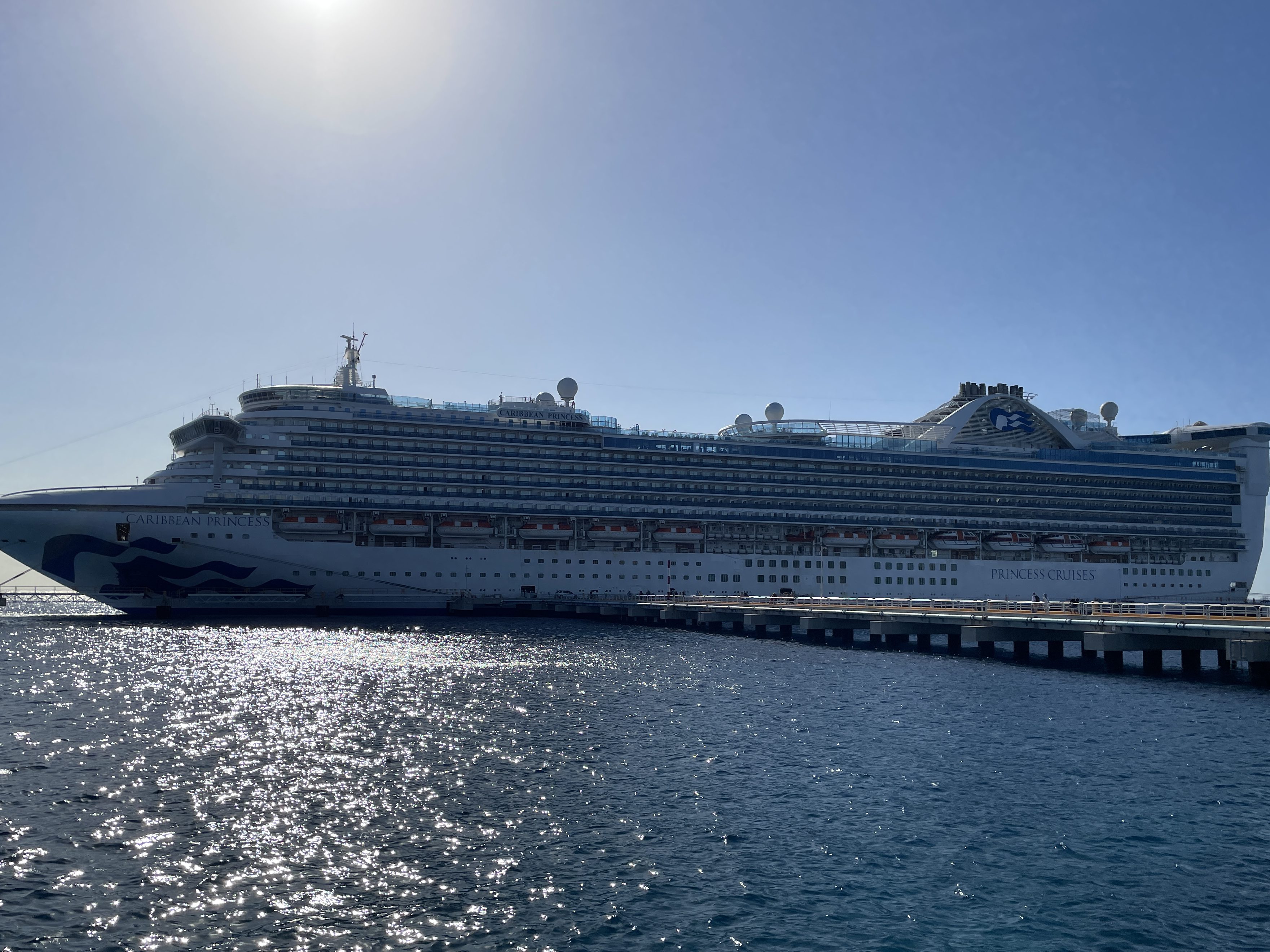 The Royal Caribbean Princess Cruise Ship.